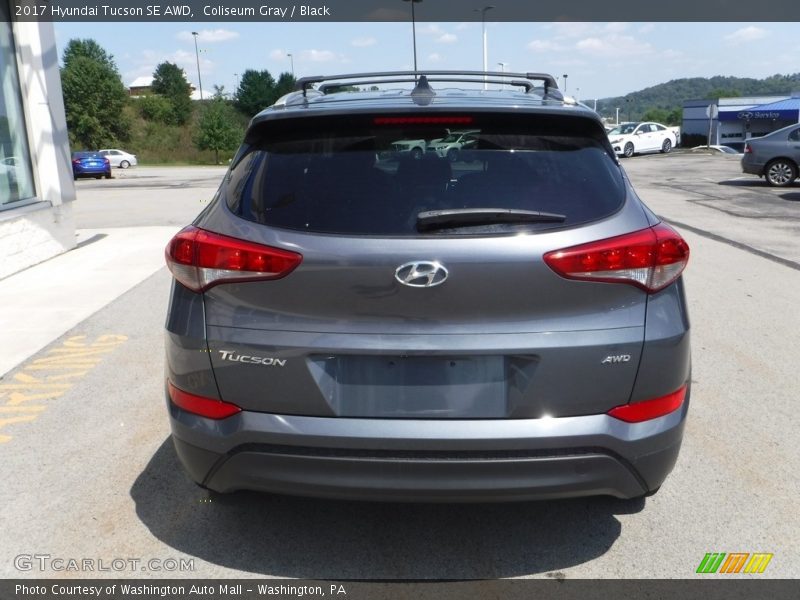 Coliseum Gray / Black 2017 Hyundai Tucson SE AWD