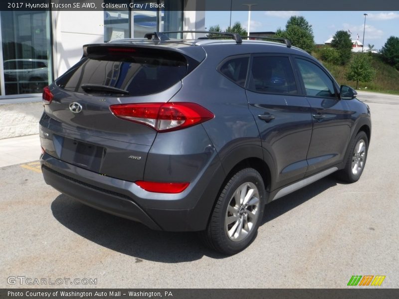 Coliseum Gray / Black 2017 Hyundai Tucson SE AWD
