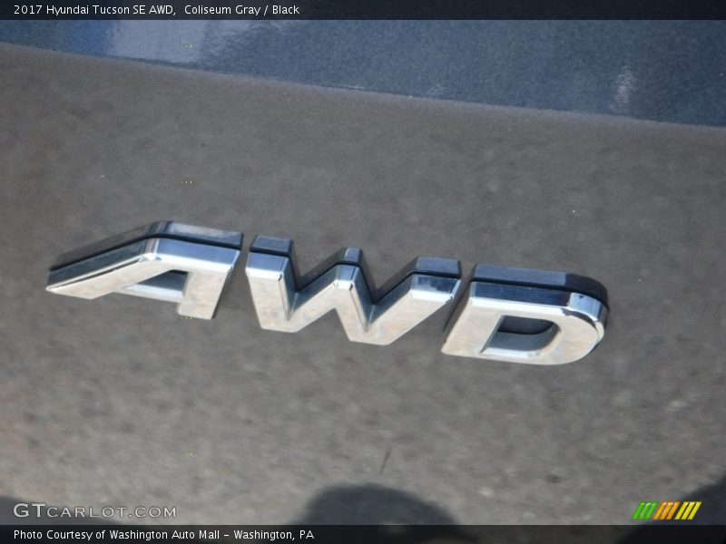 Coliseum Gray / Black 2017 Hyundai Tucson SE AWD