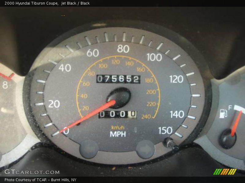 Jet Black / Black 2000 Hyundai Tiburon Coupe