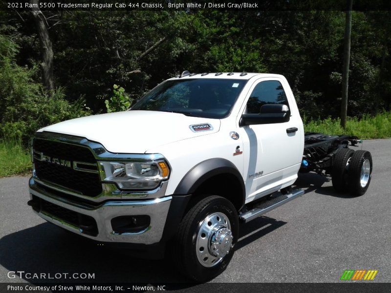 Bright White / Diesel Gray/Black 2021 Ram 5500 Tradesman Regular Cab 4x4 Chassis