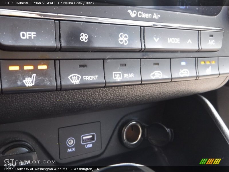 Coliseum Gray / Black 2017 Hyundai Tucson SE AWD