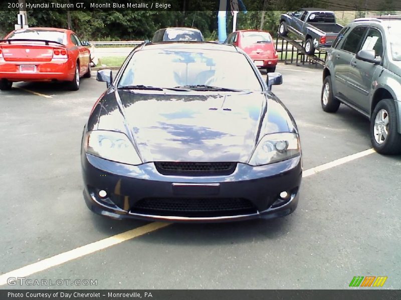 Moonlit Blue Metallic / Beige 2006 Hyundai Tiburon GT