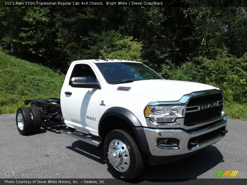 Bright White / Diesel Gray/Black 2021 Ram 5500 Tradesman Regular Cab 4x4 Chassis