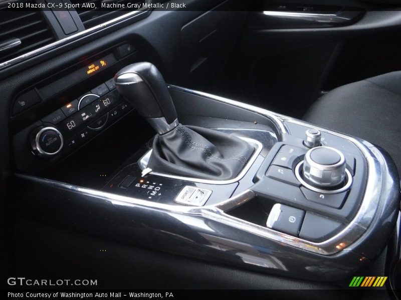 Machine Gray Metallic / Black 2018 Mazda CX-9 Sport AWD