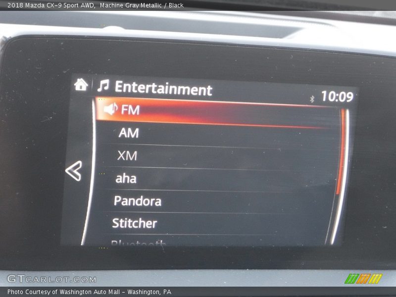 Machine Gray Metallic / Black 2018 Mazda CX-9 Sport AWD