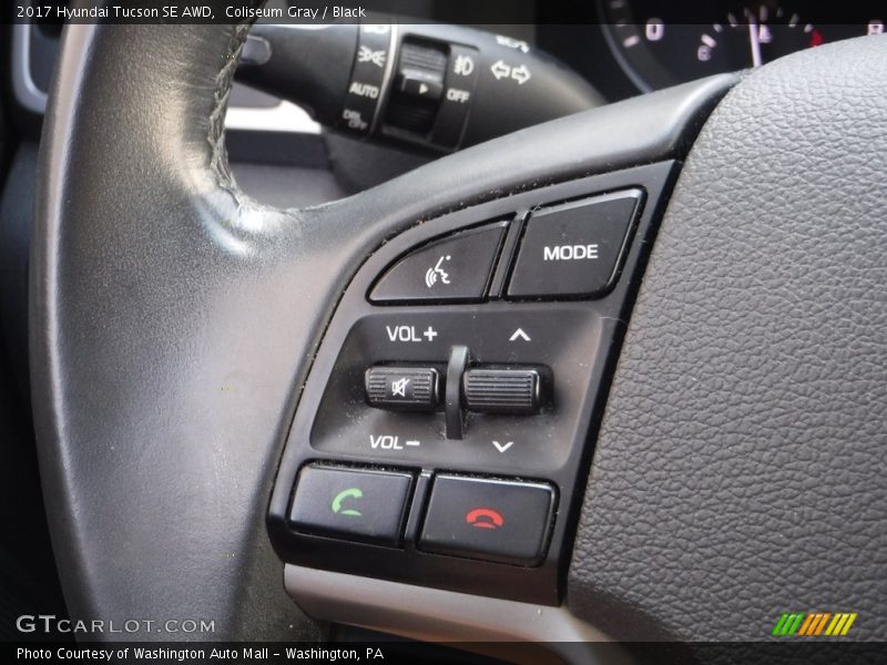 Coliseum Gray / Black 2017 Hyundai Tucson SE AWD
