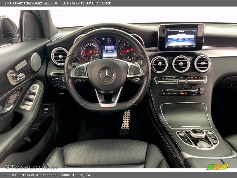 Selenite Grey Metallic / Black 2018 Mercedes-Benz GLC 300