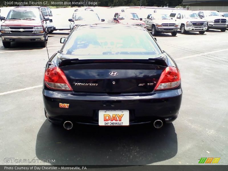 Moonlit Blue Metallic / Beige 2006 Hyundai Tiburon GT