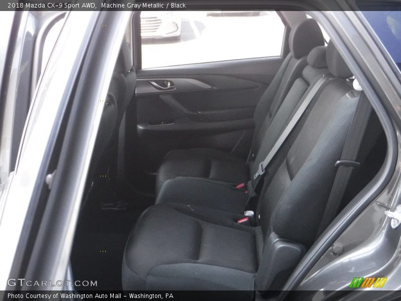 Machine Gray Metallic / Black 2018 Mazda CX-9 Sport AWD