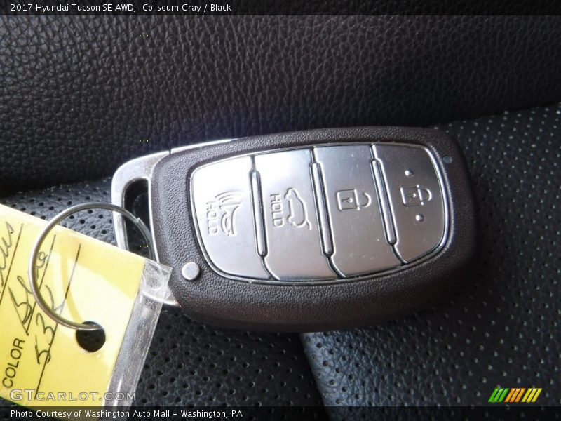 Coliseum Gray / Black 2017 Hyundai Tucson SE AWD