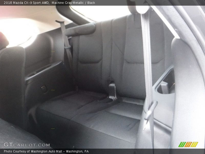 Machine Gray Metallic / Black 2018 Mazda CX-9 Sport AWD