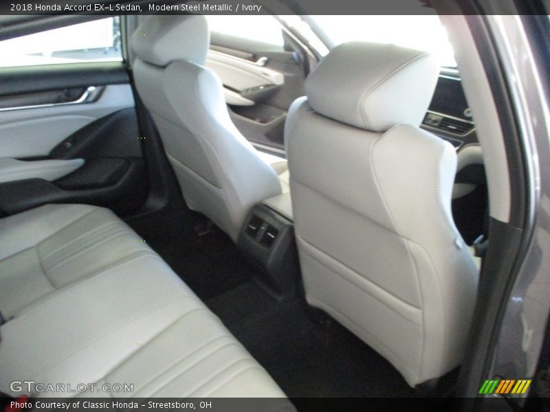 Modern Steel Metallic / Ivory 2018 Honda Accord EX-L Sedan