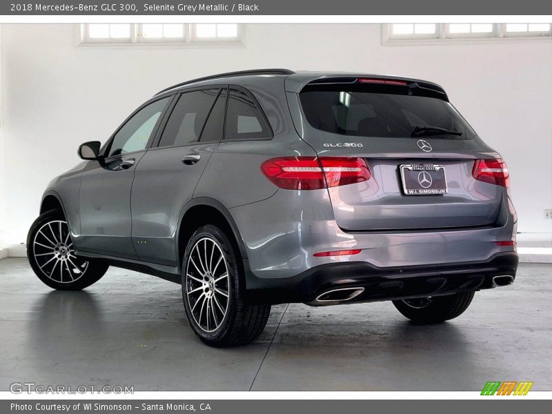 Selenite Grey Metallic / Black 2018 Mercedes-Benz GLC 300