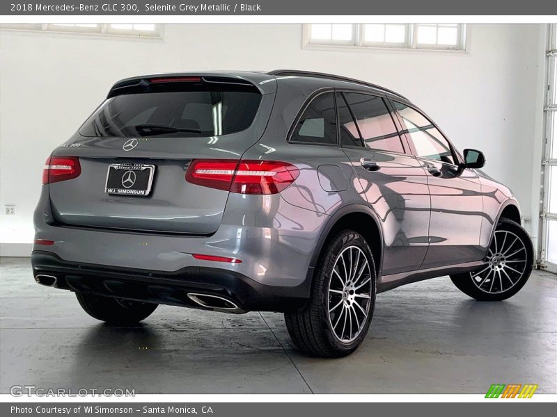 Selenite Grey Metallic / Black 2018 Mercedes-Benz GLC 300
