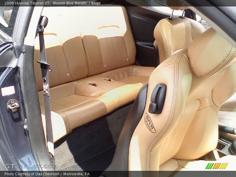 Moonlit Blue Metallic / Beige 2006 Hyundai Tiburon GT