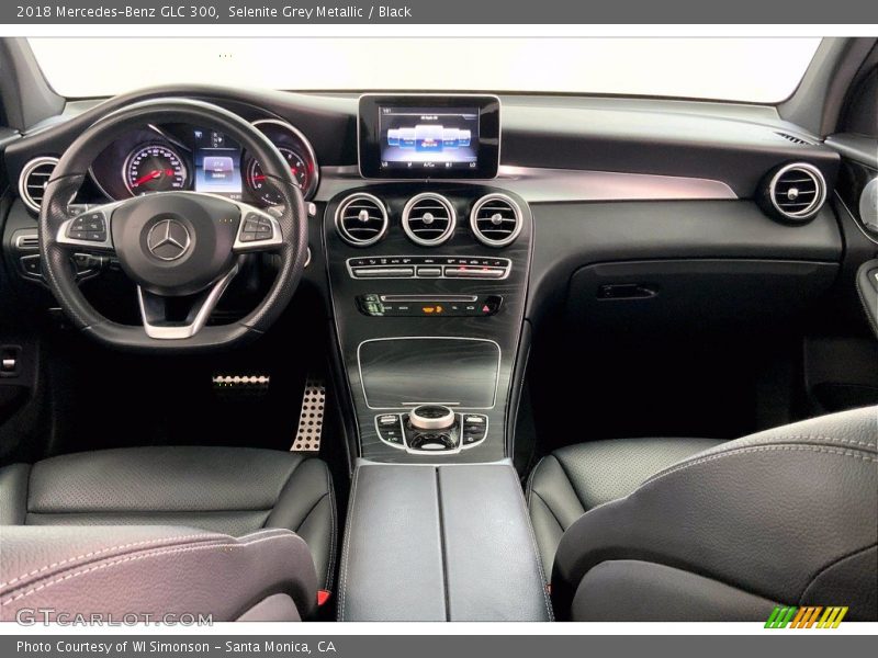 Selenite Grey Metallic / Black 2018 Mercedes-Benz GLC 300