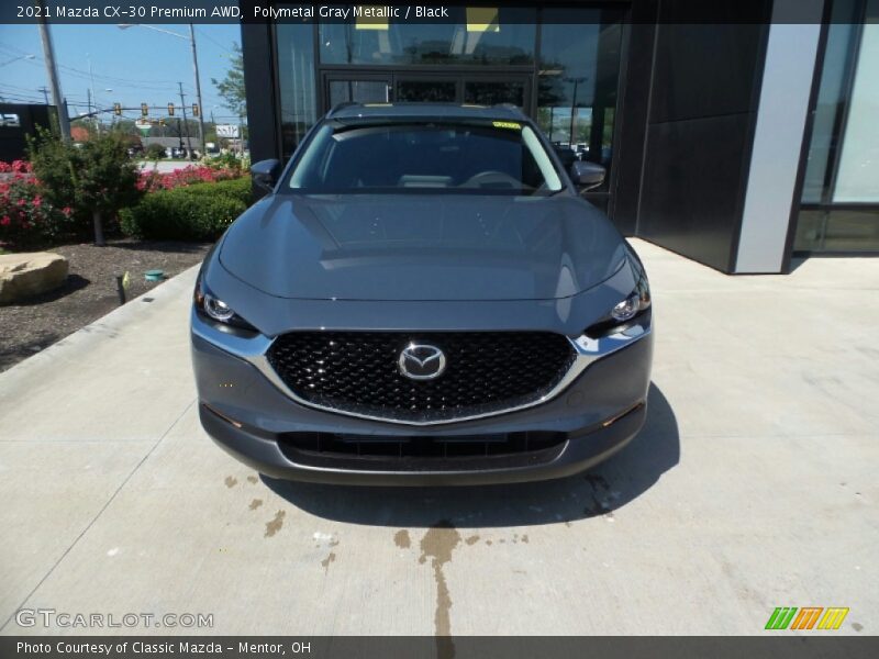 Polymetal Gray Metallic / Black 2021 Mazda CX-30 Premium AWD