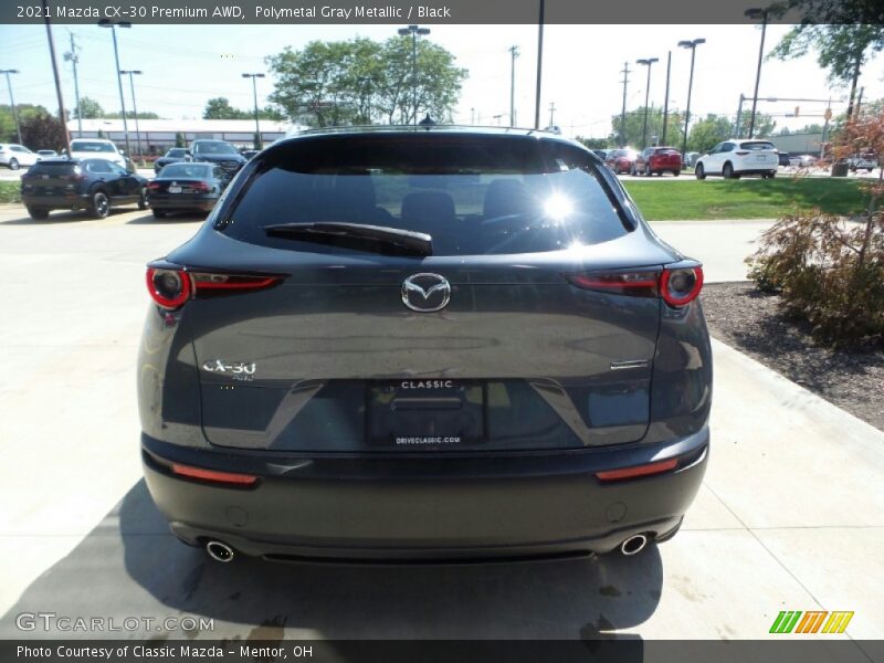 Polymetal Gray Metallic / Black 2021 Mazda CX-30 Premium AWD