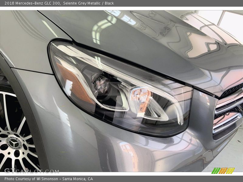 Selenite Grey Metallic / Black 2018 Mercedes-Benz GLC 300
