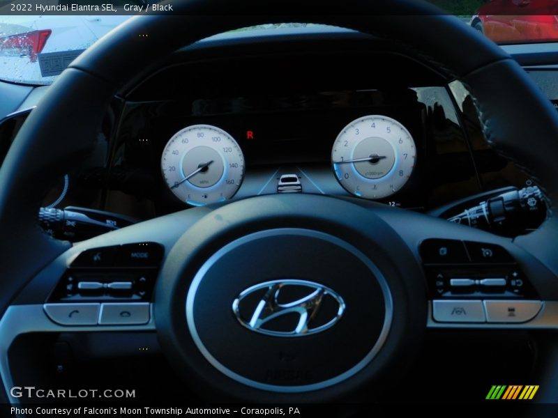 Gray / Black 2022 Hyundai Elantra SEL