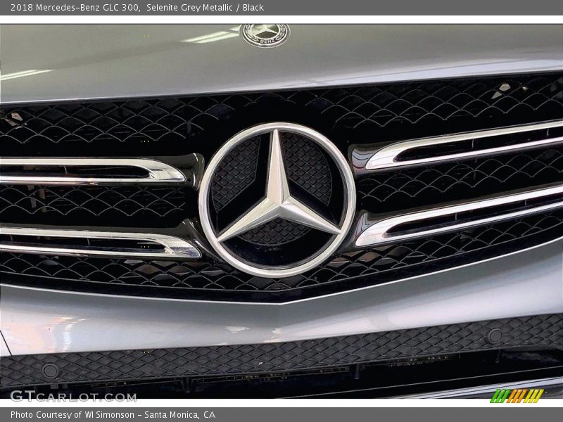 Selenite Grey Metallic / Black 2018 Mercedes-Benz GLC 300