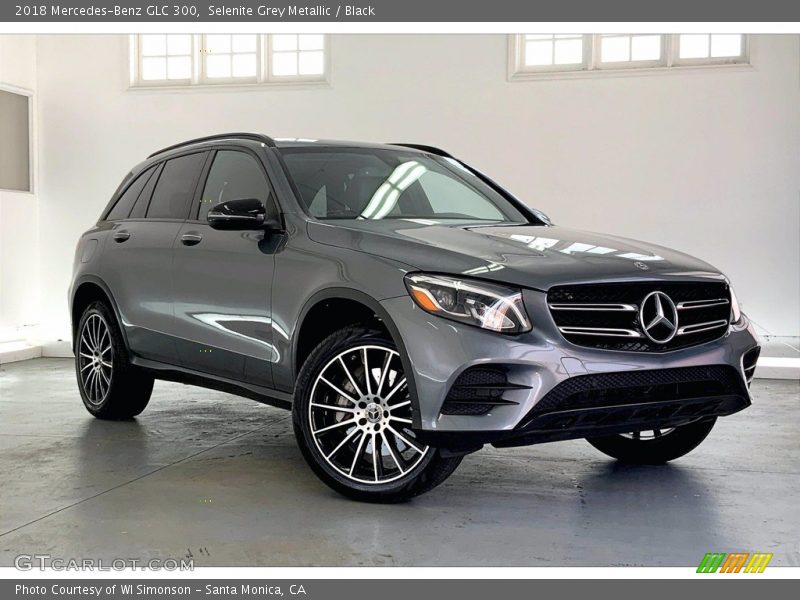 Selenite Grey Metallic / Black 2018 Mercedes-Benz GLC 300