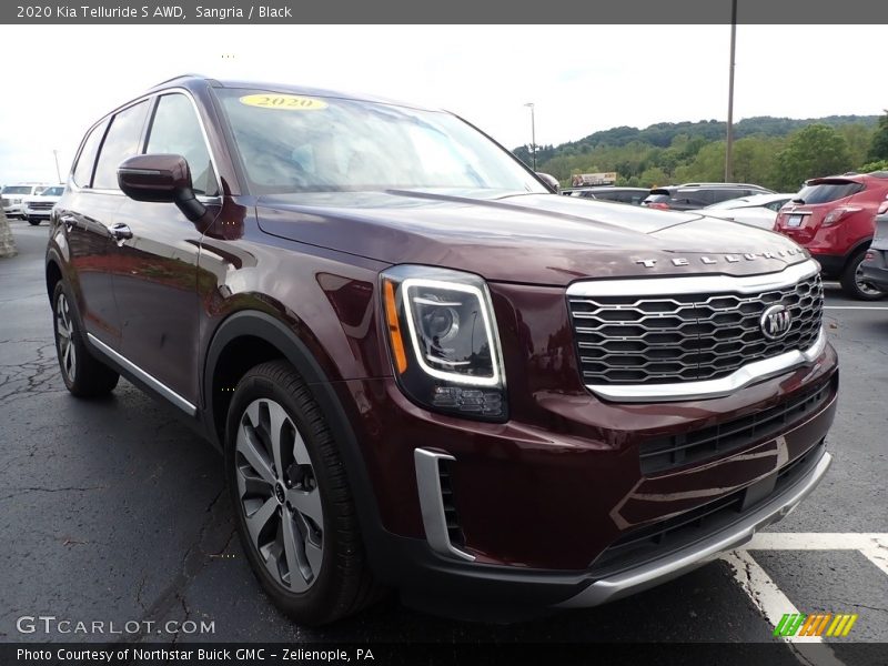 Sangria / Black 2020 Kia Telluride S AWD