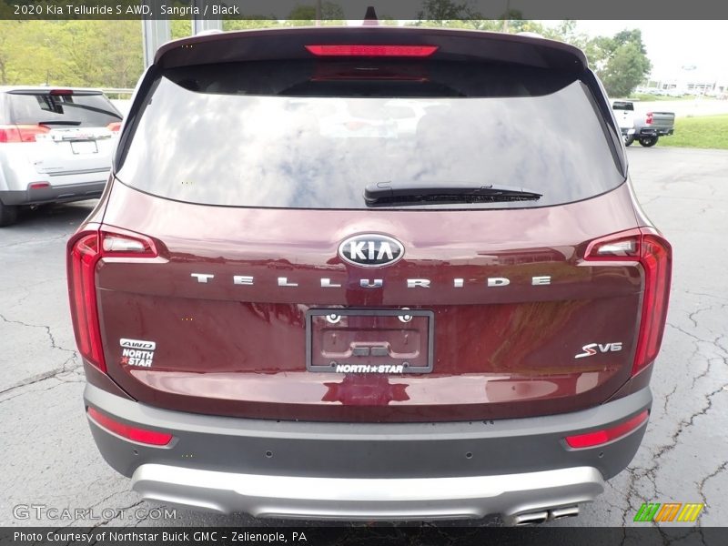 Sangria / Black 2020 Kia Telluride S AWD