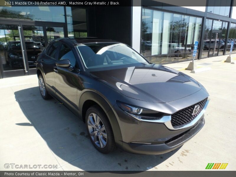 Machine Gray Metallic / Black 2021 Mazda CX-30 Preferred AWD