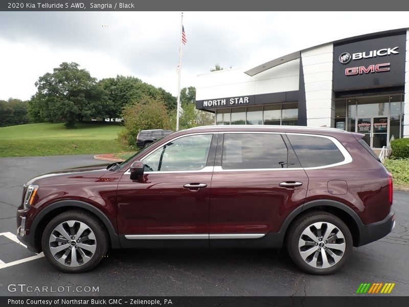 Sangria / Black 2020 Kia Telluride S AWD