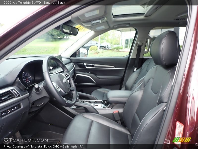 Front Seat of 2020 Telluride S AWD