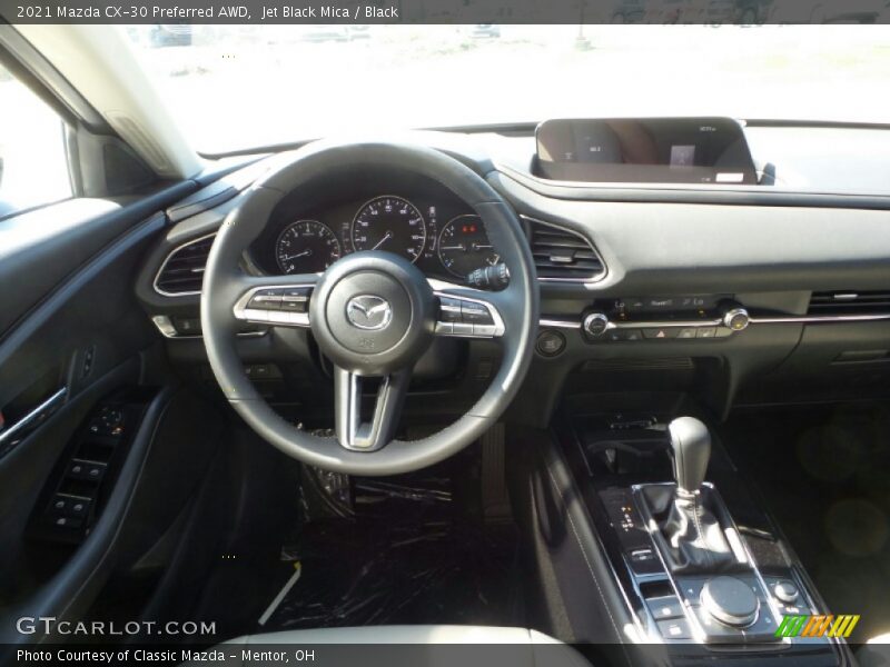 Jet Black Mica / Black 2021 Mazda CX-30 Preferred AWD