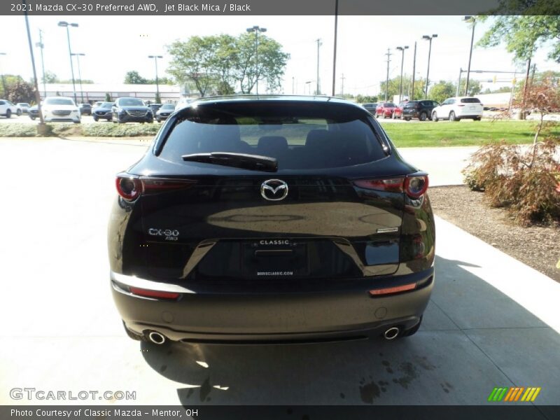 Jet Black Mica / Black 2021 Mazda CX-30 Preferred AWD