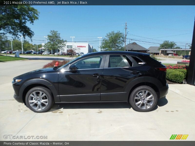 Jet Black Mica / Black 2021 Mazda CX-30 Preferred AWD