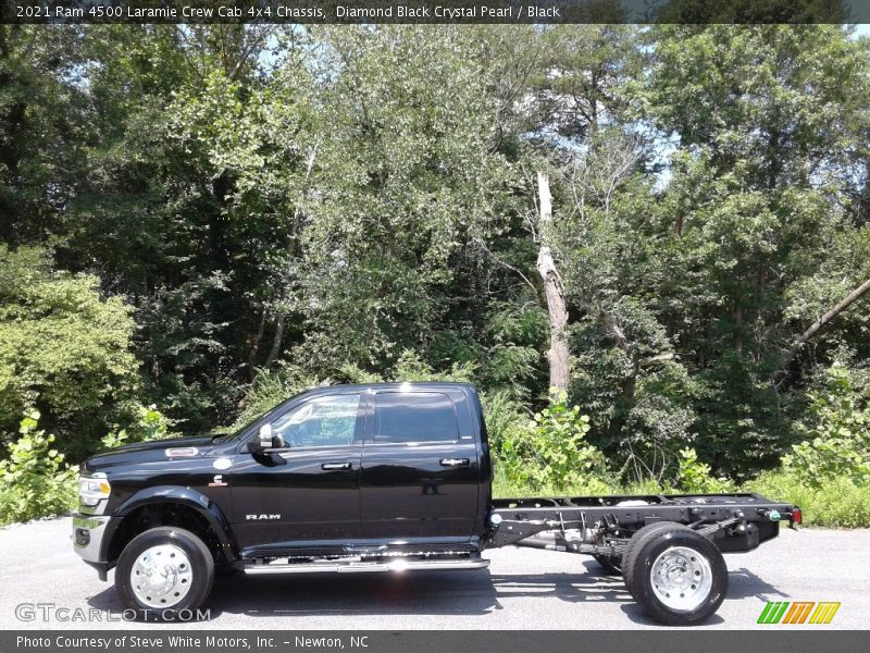 Diamond Black Crystal Pearl / Black 2021 Ram 4500 Laramie Crew Cab 4x4 Chassis
