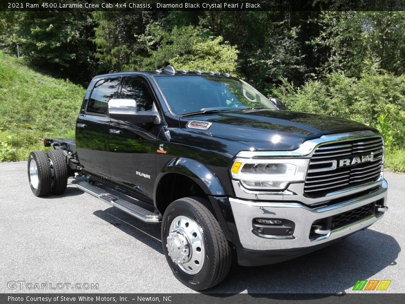 Diamond Black Crystal Pearl / Black 2021 Ram 4500 Laramie Crew Cab 4x4 Chassis