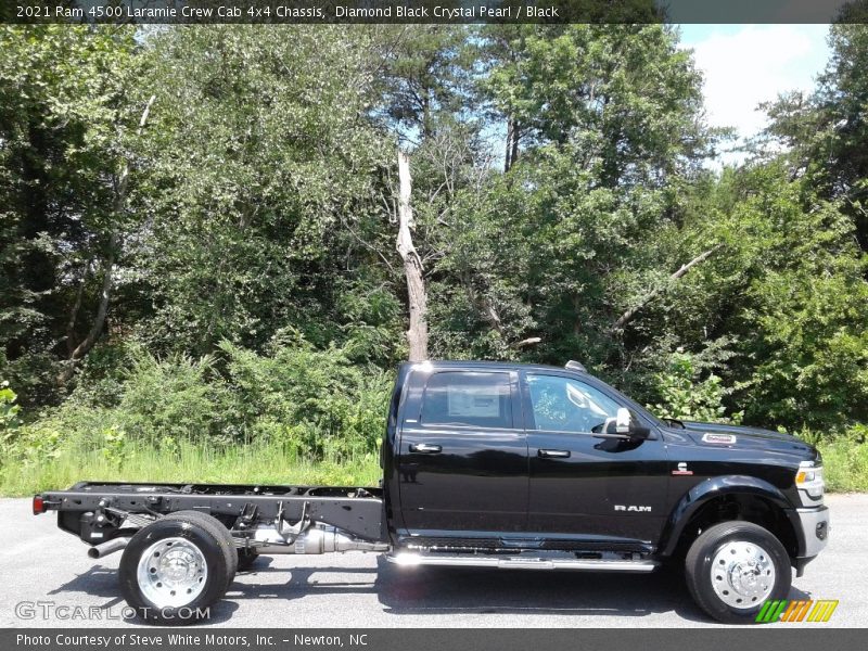 Diamond Black Crystal Pearl / Black 2021 Ram 4500 Laramie Crew Cab 4x4 Chassis