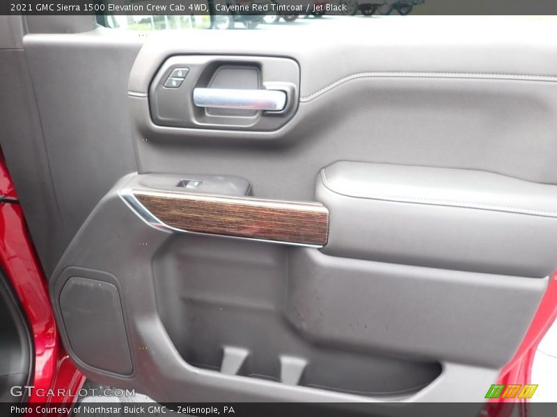 Cayenne Red Tintcoat / Jet Black 2021 GMC Sierra 1500 Elevation Crew Cab 4WD