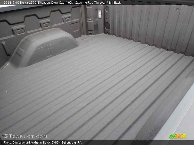 Cayenne Red Tintcoat / Jet Black 2021 GMC Sierra 1500 Elevation Crew Cab 4WD