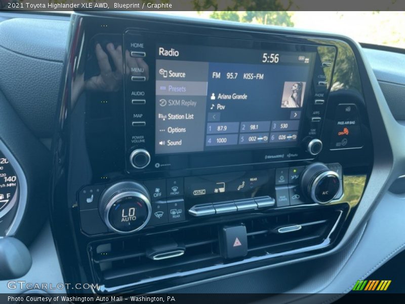 Blueprint / Graphite 2021 Toyota Highlander XLE AWD