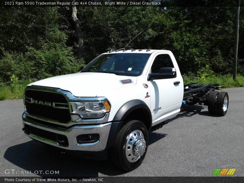 Bright White / Diesel Gray/Black 2021 Ram 5500 Tradesman Regular Cab 4x4 Chassis