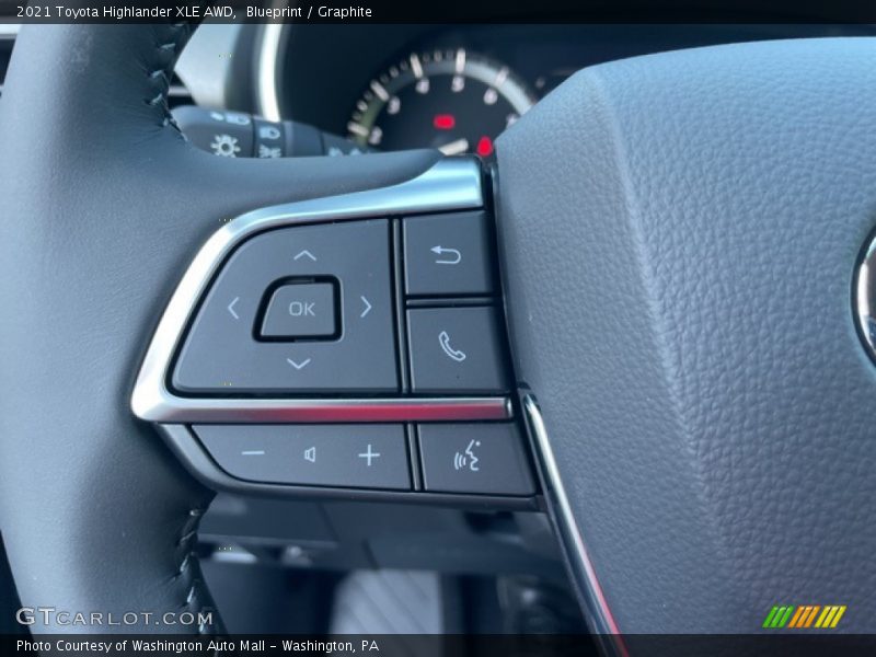 Blueprint / Graphite 2021 Toyota Highlander XLE AWD