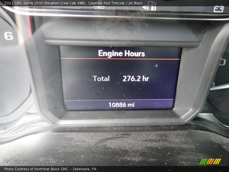 Cayenne Red Tintcoat / Jet Black 2021 GMC Sierra 1500 Elevation Crew Cab 4WD