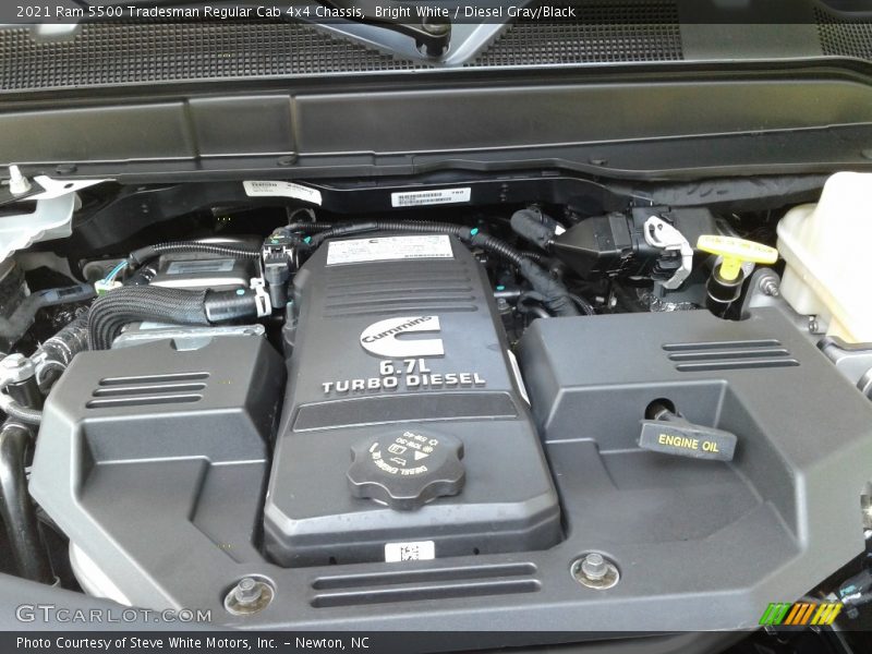 Bright White / Diesel Gray/Black 2021 Ram 5500 Tradesman Regular Cab 4x4 Chassis