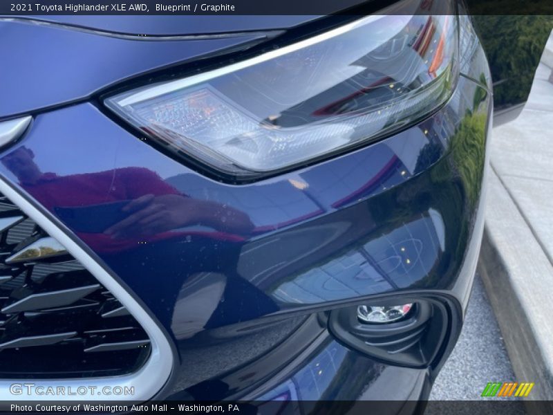 Blueprint / Graphite 2021 Toyota Highlander XLE AWD