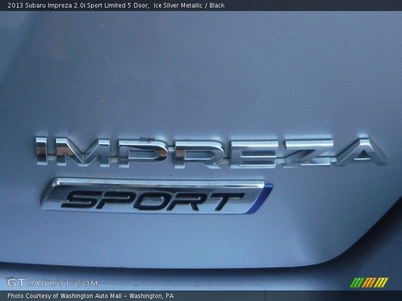 Ice Silver Metallic / Black 2013 Subaru Impreza 2.0i Sport Limited 5 Door