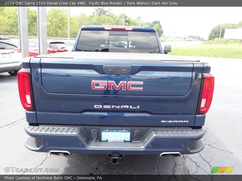Pacific Blue Metallic / Dark Walnut/­Dark Ash Grey 2019 GMC Sierra 1500 Denali Crew Cab 4WD