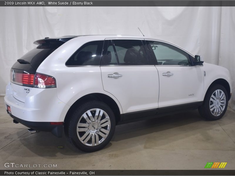 White Suede / Ebony Black 2009 Lincoln MKX AWD