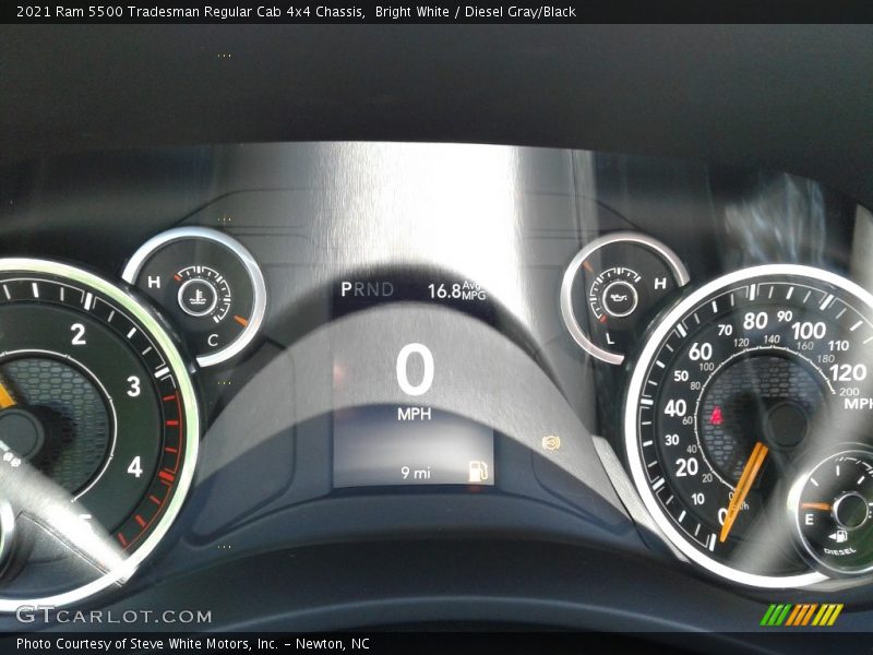 Bright White / Diesel Gray/Black 2021 Ram 5500 Tradesman Regular Cab 4x4 Chassis